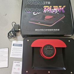 IETS Supercharged Laptop Cooling Pad With Continuous Variable Speed Turbo-Fan 