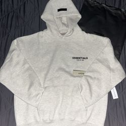 Essentials Fear Of God Hoodie (Light Oat)