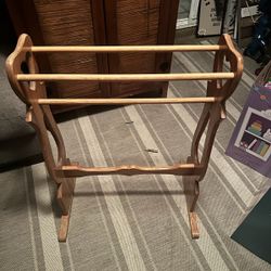 Throw Blanket Rack