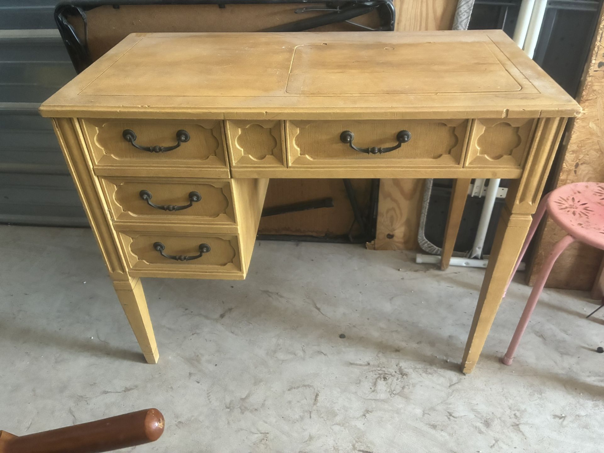 Sewing desk and chair