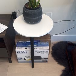 Small wooden mid century side table