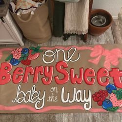 Custom Hand Painted Party Sign