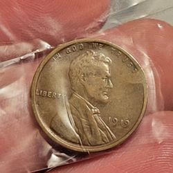 1919 Copper Wheat Penny 
