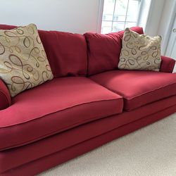 Red Lazyboy Couch