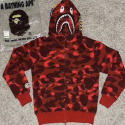 red Bape Hoodie 