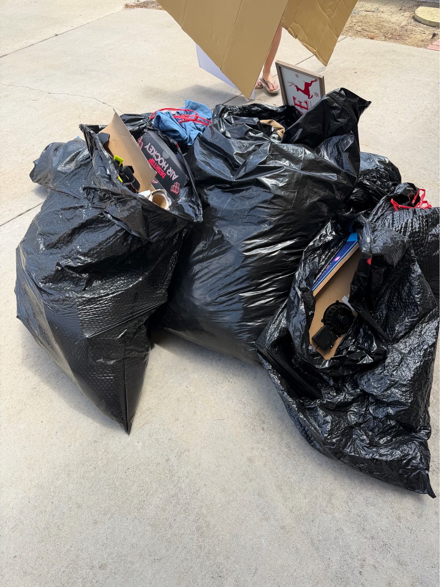 FREE bags of clothes, toys etc. Must take everything