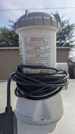 Intex Krystal Clear Filter Pump Model 603