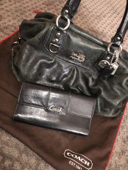Coach bag & wallet $200