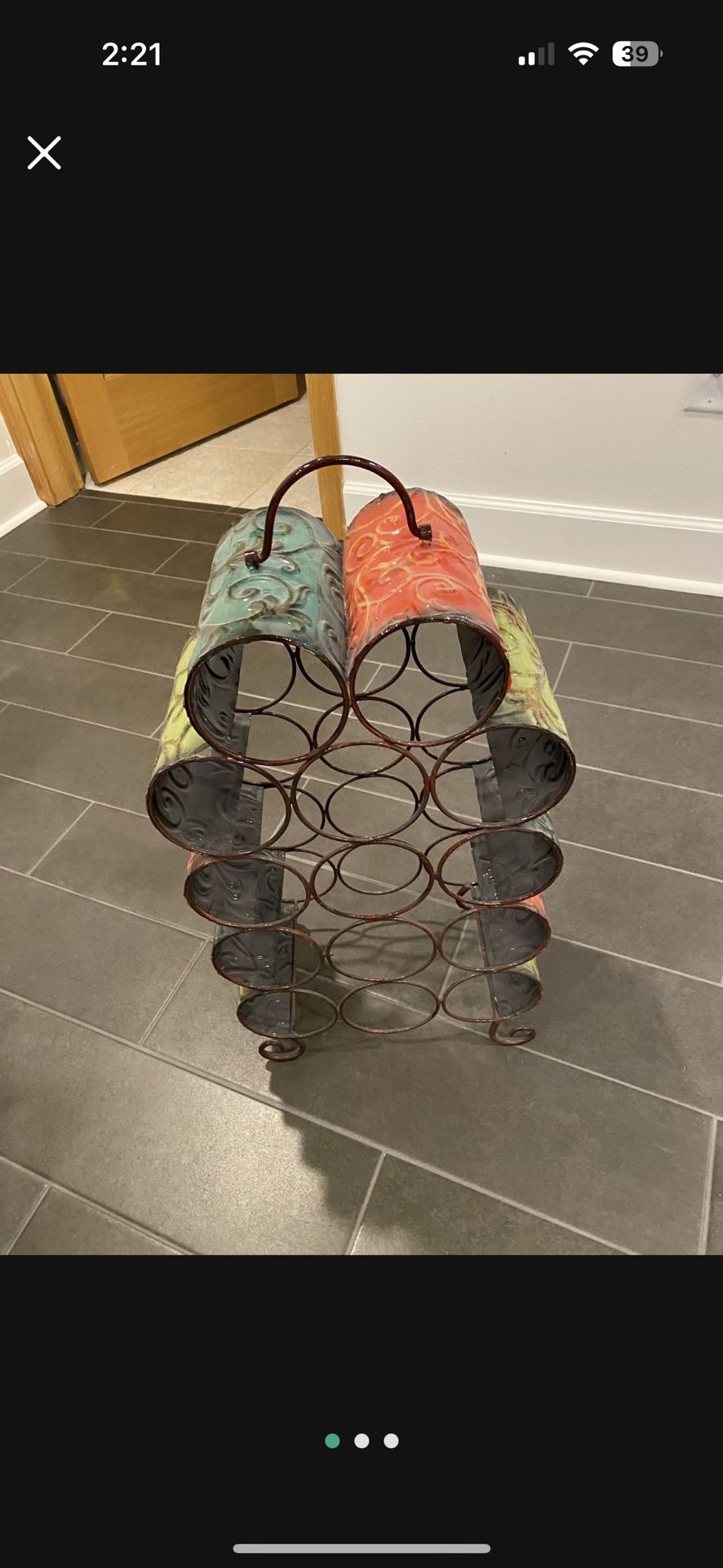Pier 1 Bottle/wine Rack