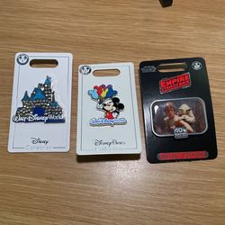  Disney World Pins And Star Wars Pin