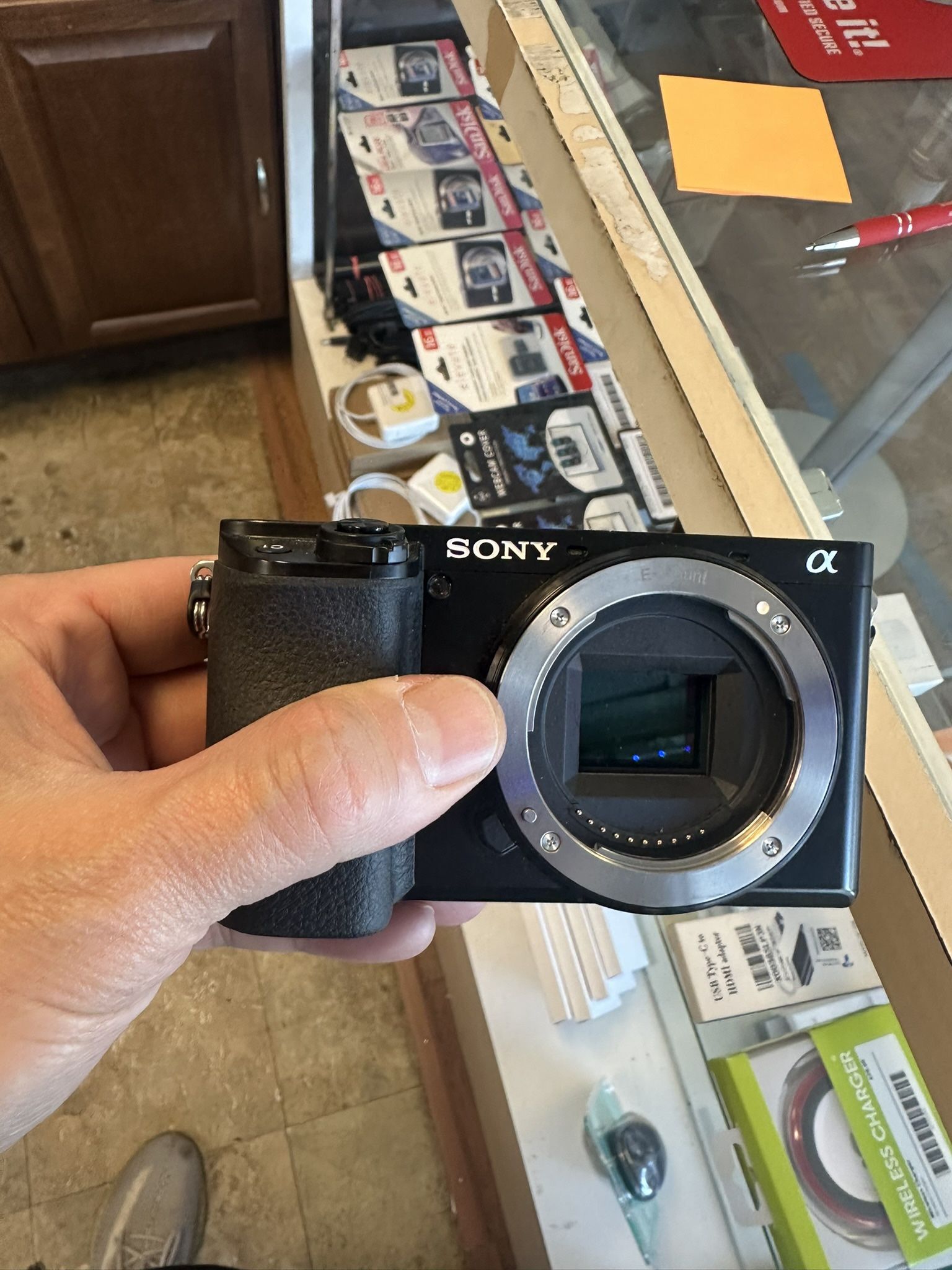 Sony Alpha A6100 24.2MP APS-C Mirrorless Camera - Body Only.