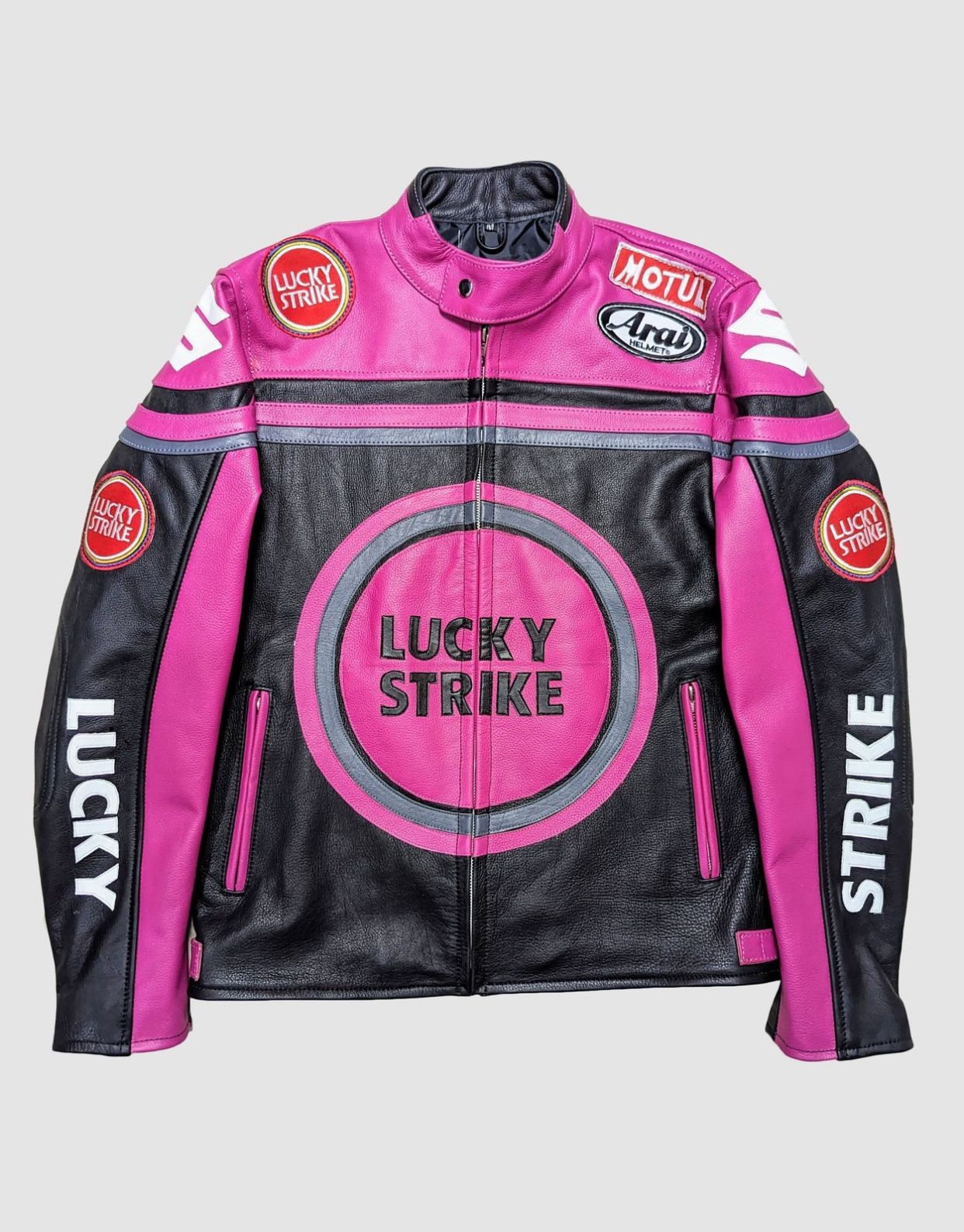Lucky Strike Leather Unisex Jacket