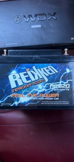 DB RRIVE 3000 watt amp with battery