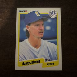 Fleer’90 Randy Johnson #518 Baseball Card 