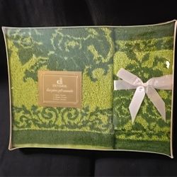 Dundee Vtg. Four Towel Piece Gift Set Ensemble New Rare Fine!