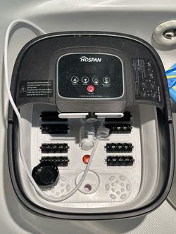 HOSPAN Heated Foot Spa with Massage Rollers