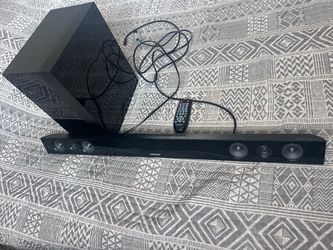 Samsung Soundbar with Subwoofer and Remote MODEL NO.: HW-E450