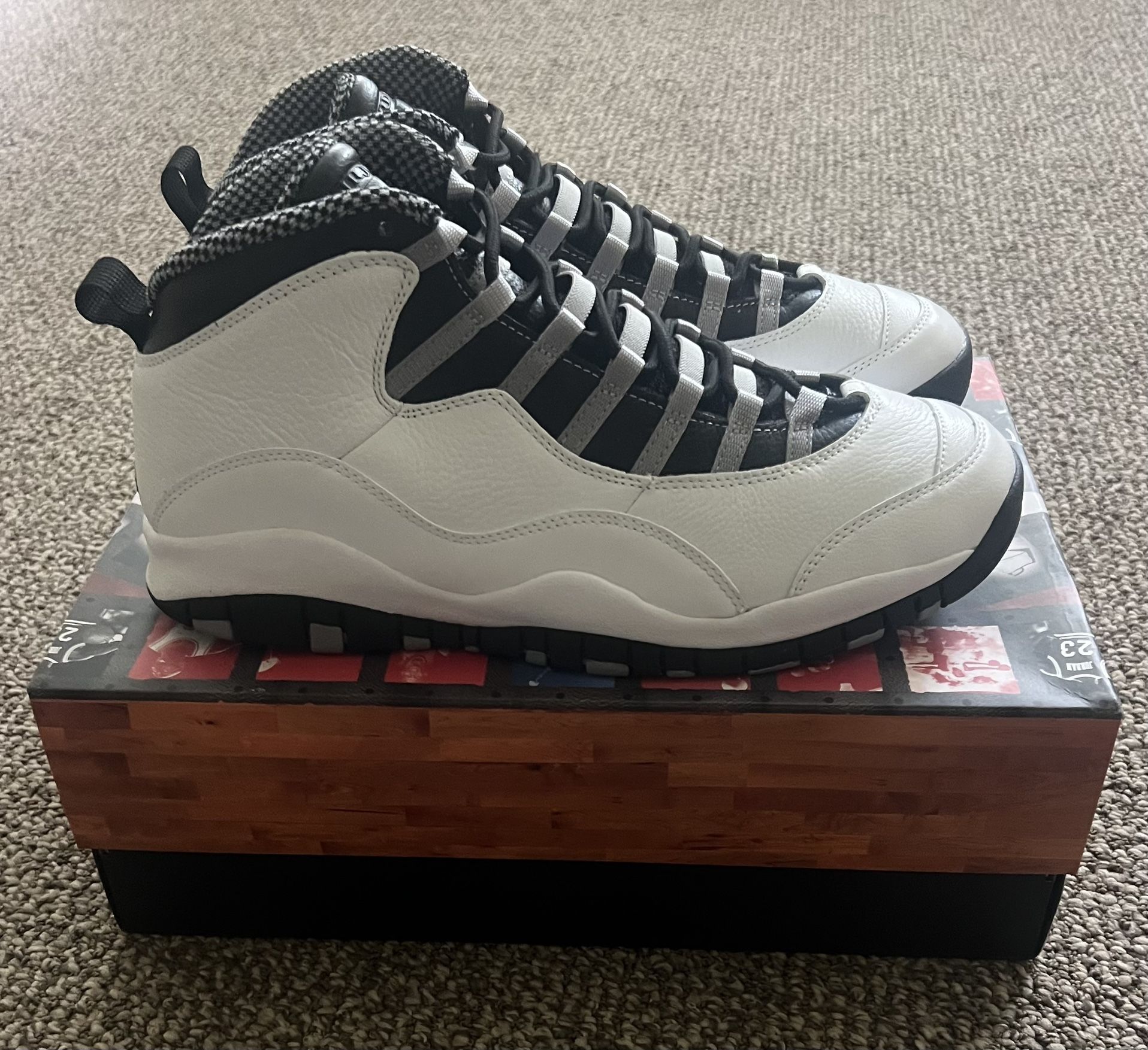 Jordan 10 Steel Size 13 $350 Firm