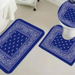 Brand New Three-Piece Matching Bathroom Mats