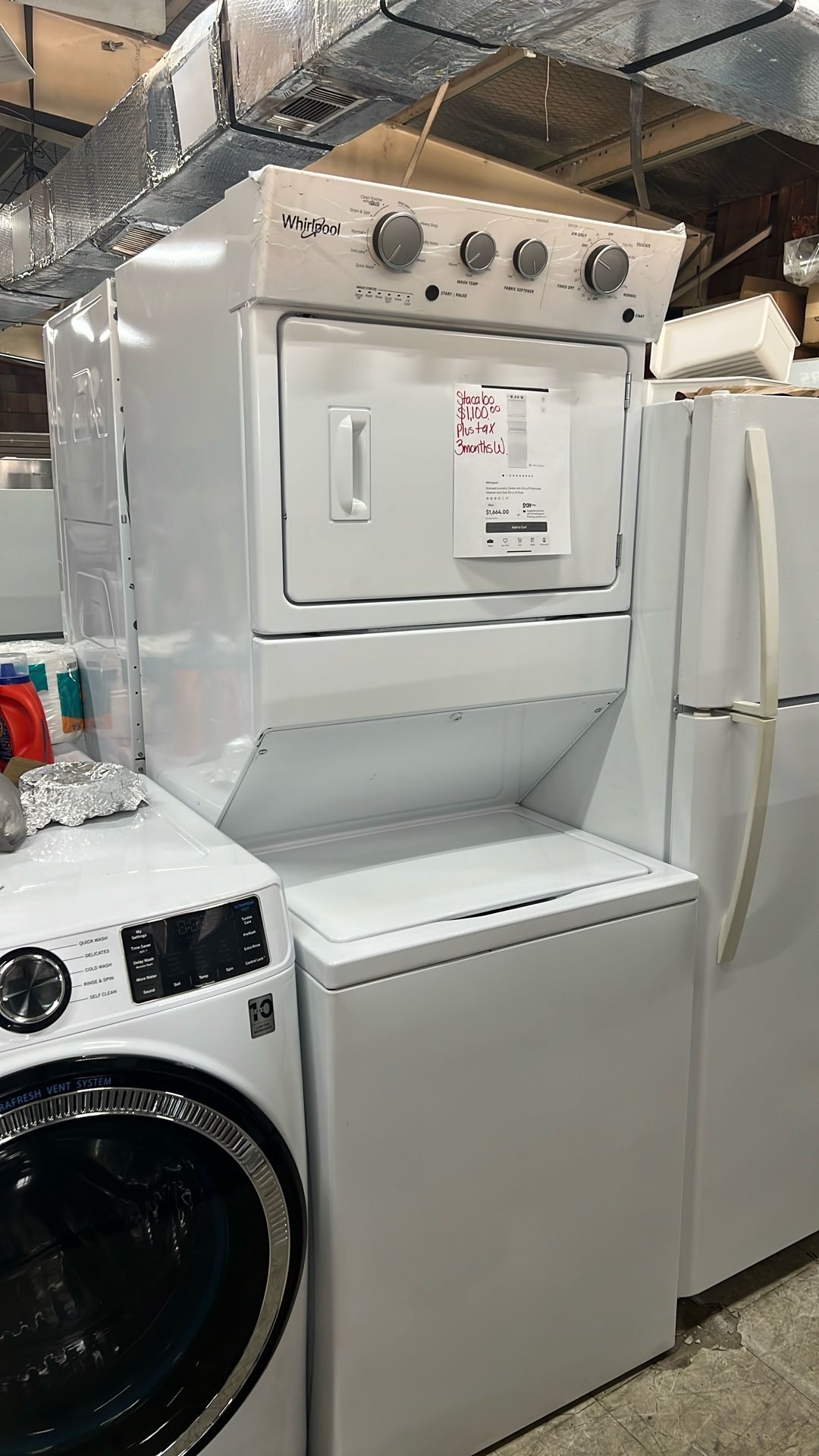 Whirlpool Stackable Electric