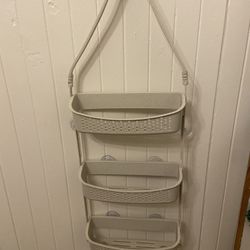 Cream Shower Caddy