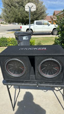 12 inch Kicker Comp Rs with the box.