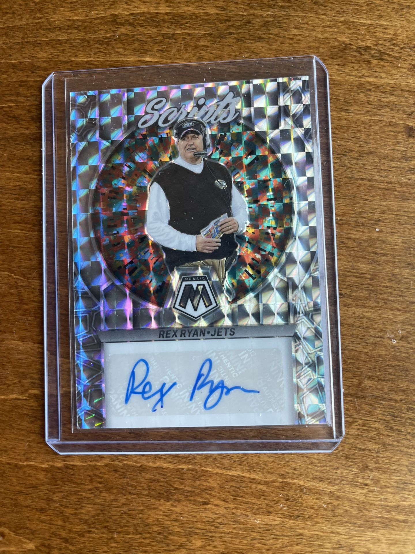 Rex Ryan Prizm Mosaic Auto