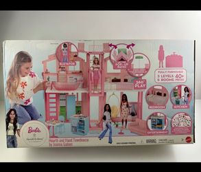 Mattel Barbie Hearth & Hand Townhouse 3 level Barbie Dream Doll House Playset