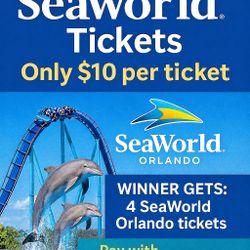 Seaworld Ticks Spots Available 