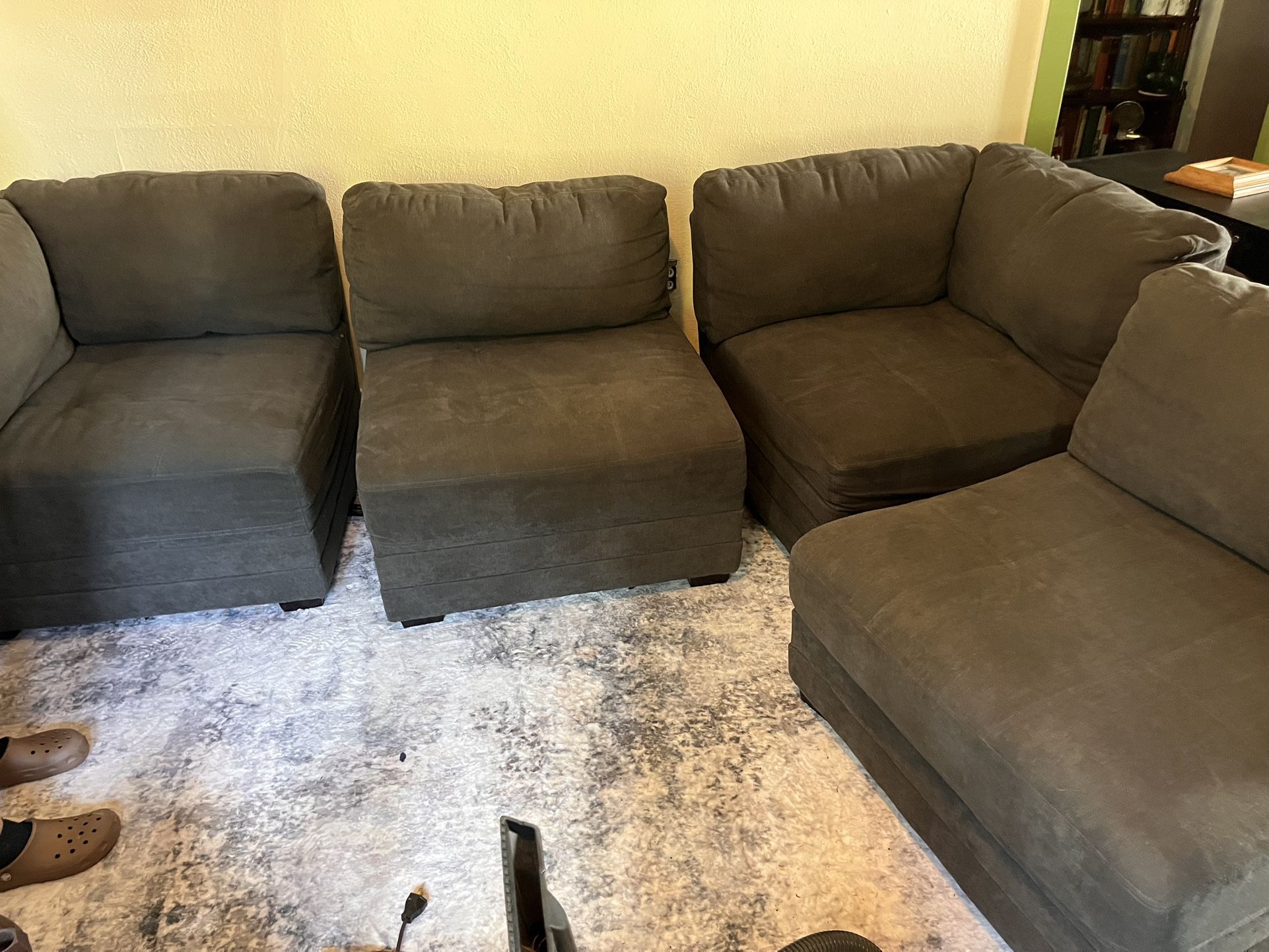 Section Cloth Couch