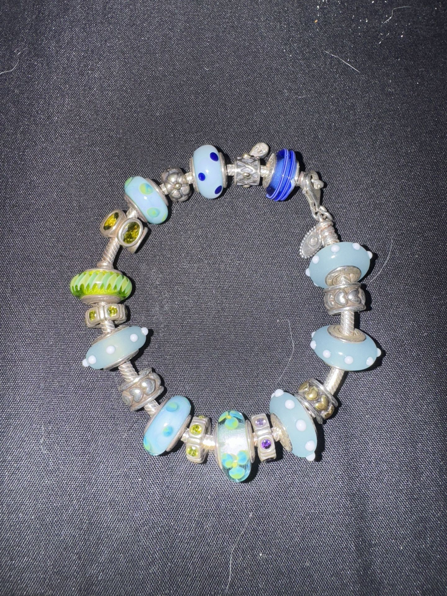 Authentic Pandora Bracelet With 19 Charms