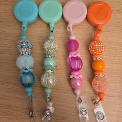 Beaded Badge Reels
