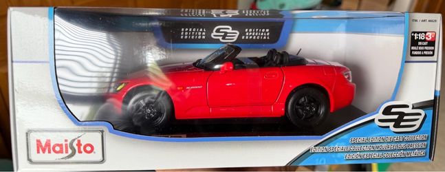1:18 Honda S2000 Red Roadster Diecast Model Car Convertible | New