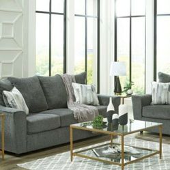 Triple And Double Gravel Sofa And Loveseat | Comfortable, Comfortable, Orthopedic