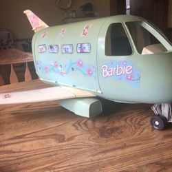 Vintage Barbie And Plane