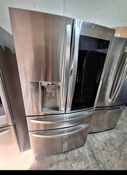 LG Door‑in‑Door French Door w/ Dual Freezer Drawers – Clean, Ready