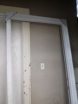 Hurry for that low door frame never use has its measure ment look at that door tags please