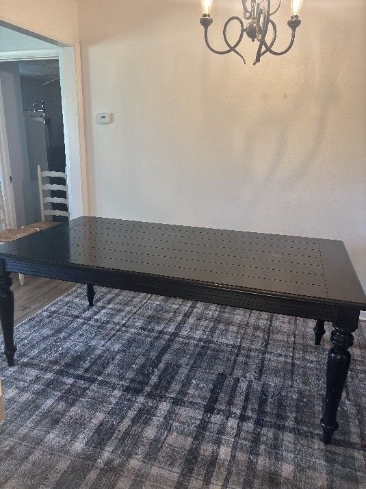 Black Farm Dining Table
