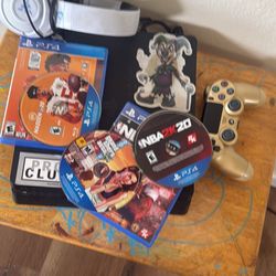PS4 With Headset And Games