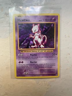 POKEMON 2016 MEWTWO HOLO 51/108