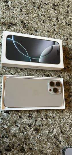 iPhone 16 pro max one tb unlocked with box and charger