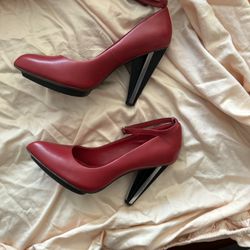 Red High Heels - Size 38 -