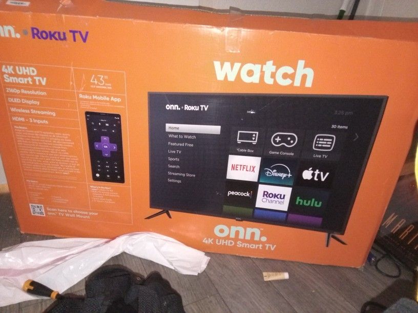43" Roku Smart Tv