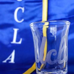 UCLA shot glass