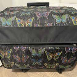 Rolling Sewing Machine Storage Tote by Top Notch