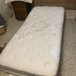Twins Mattres With Bed Frame