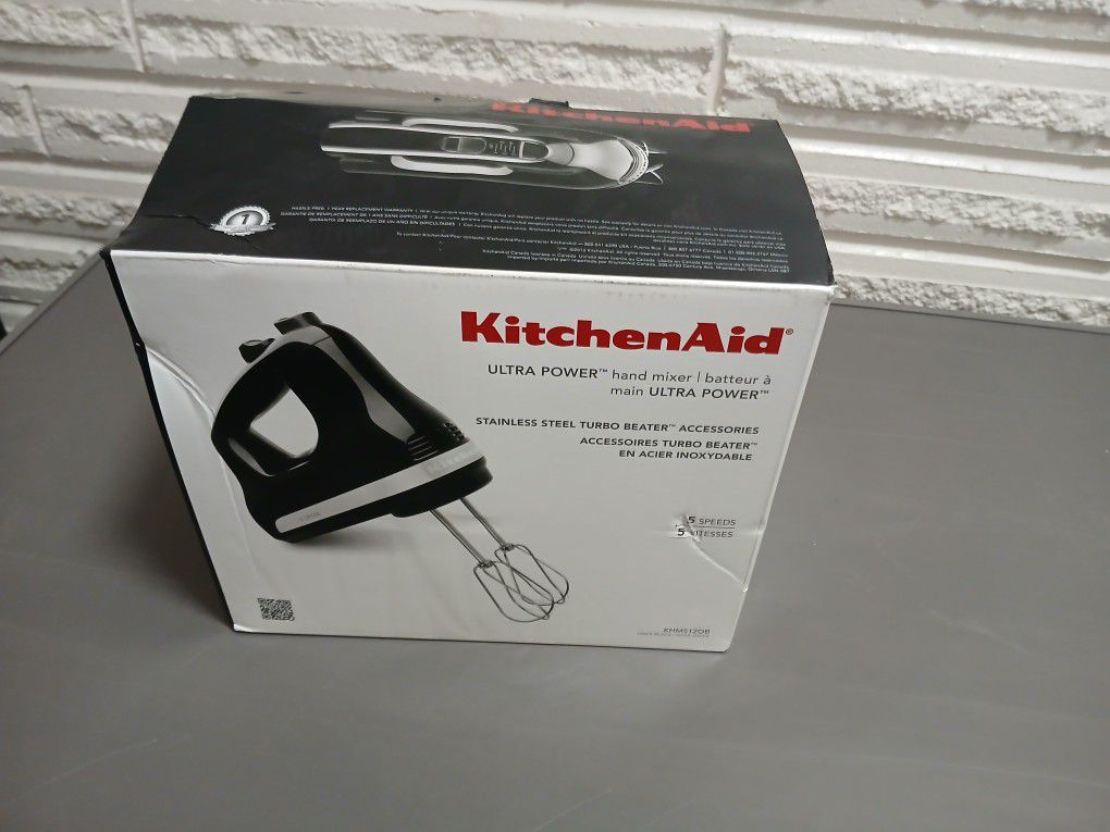 Kitchen Aid KHM512OB Hand Mixer