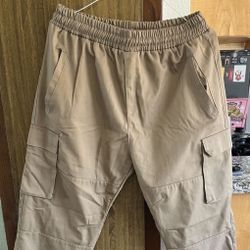 NEW XL Kaki With Pockets Jogger Mens  SALE Only. $20 🍀