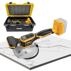 Cordless Tile Vibration Leveling Machine, for Dewalt 20V Max Battery, Yutesiri Portable Tiler Vibrator Tool with 8 Adjustable Speed,Digital Display fo