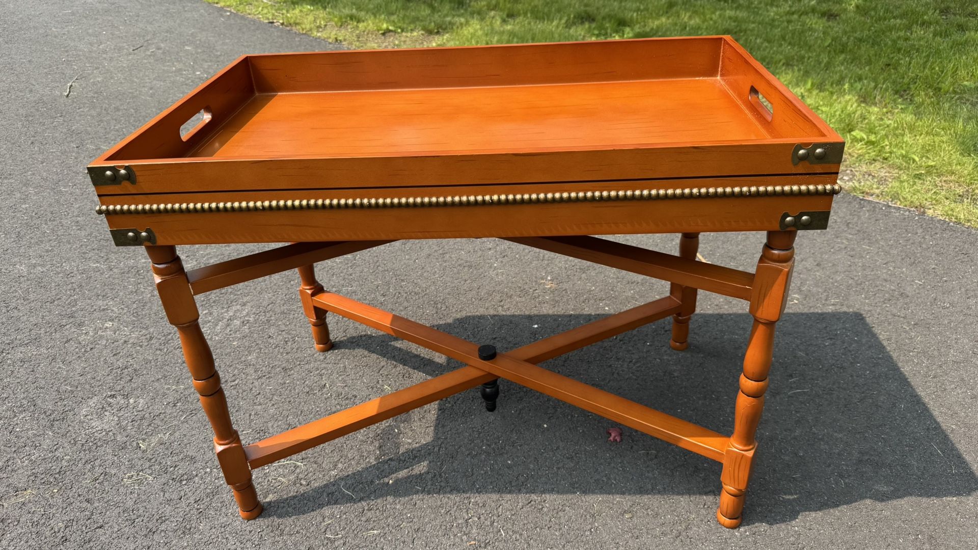 Linda Dano Designs. Campaign Butler Table 